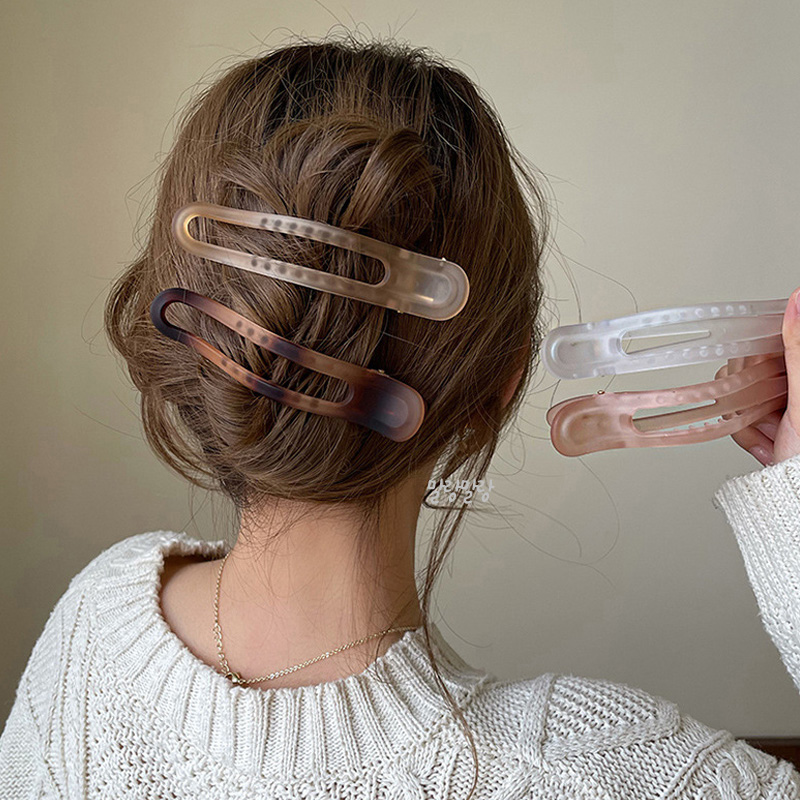 올림머리집게핀 악어 대형집게핀 헤어삔