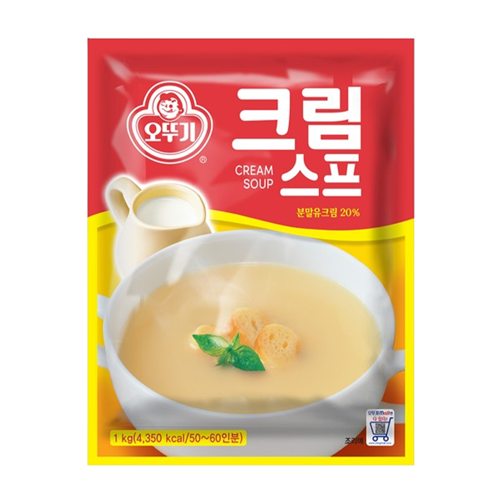 오뚜기 크림스프 1kg, 1개 - 상품 이미지