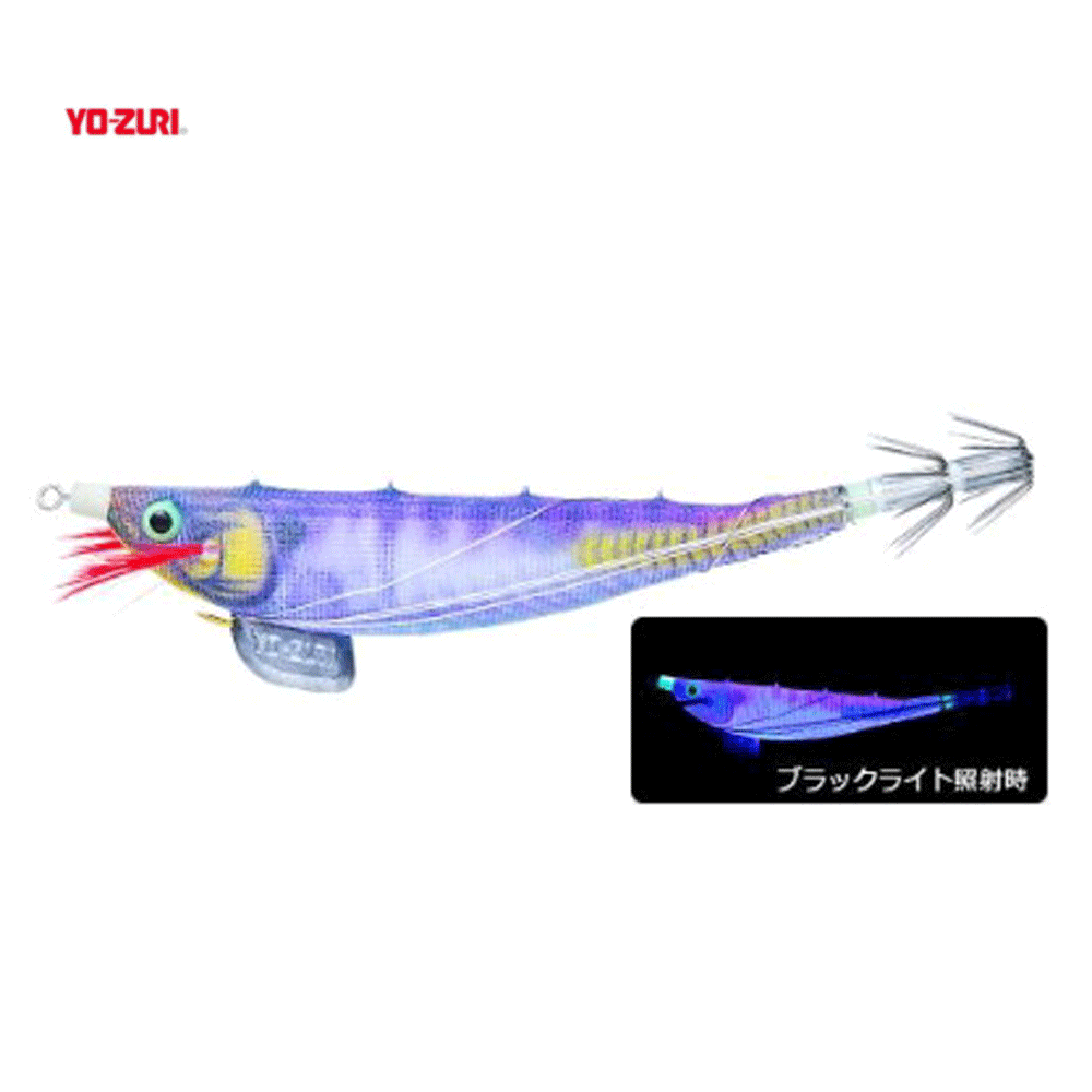 요즈리 삼봉 에기 퍼플 에비슷테 갑오징어 수평 슷테 루어 케이무라 KVRA, 11.4cm(4.5인치)