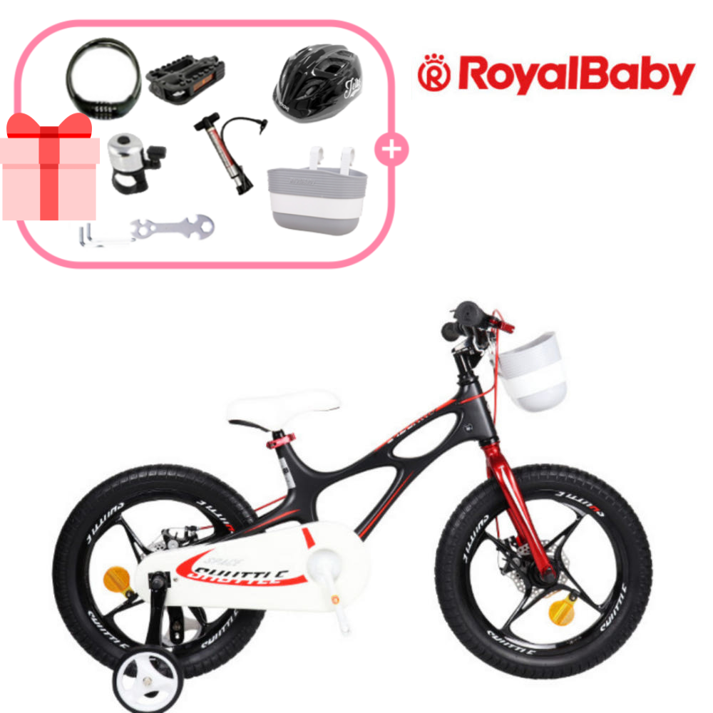 로얄베이비 스페이스 셔틀 16인치 40.64cm 블랙 80%조립 어린이 유아 네발 키즈 자전거 부산 경남 울산 양산 경남 로얄베이비매장