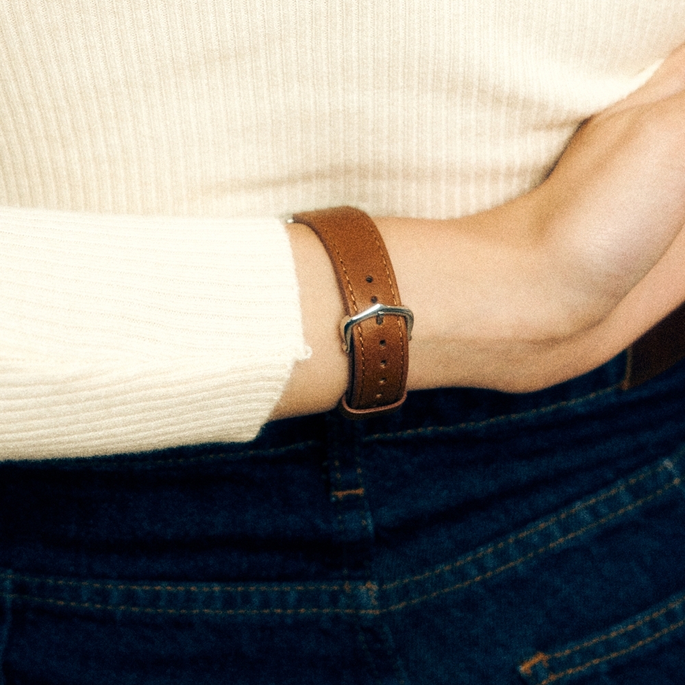 소나무뉴욕 갤럭시워치7 외 20mm 호환 가죽 밴드 스트랩 시계줄 / 바레니아 가죽+크라운버클