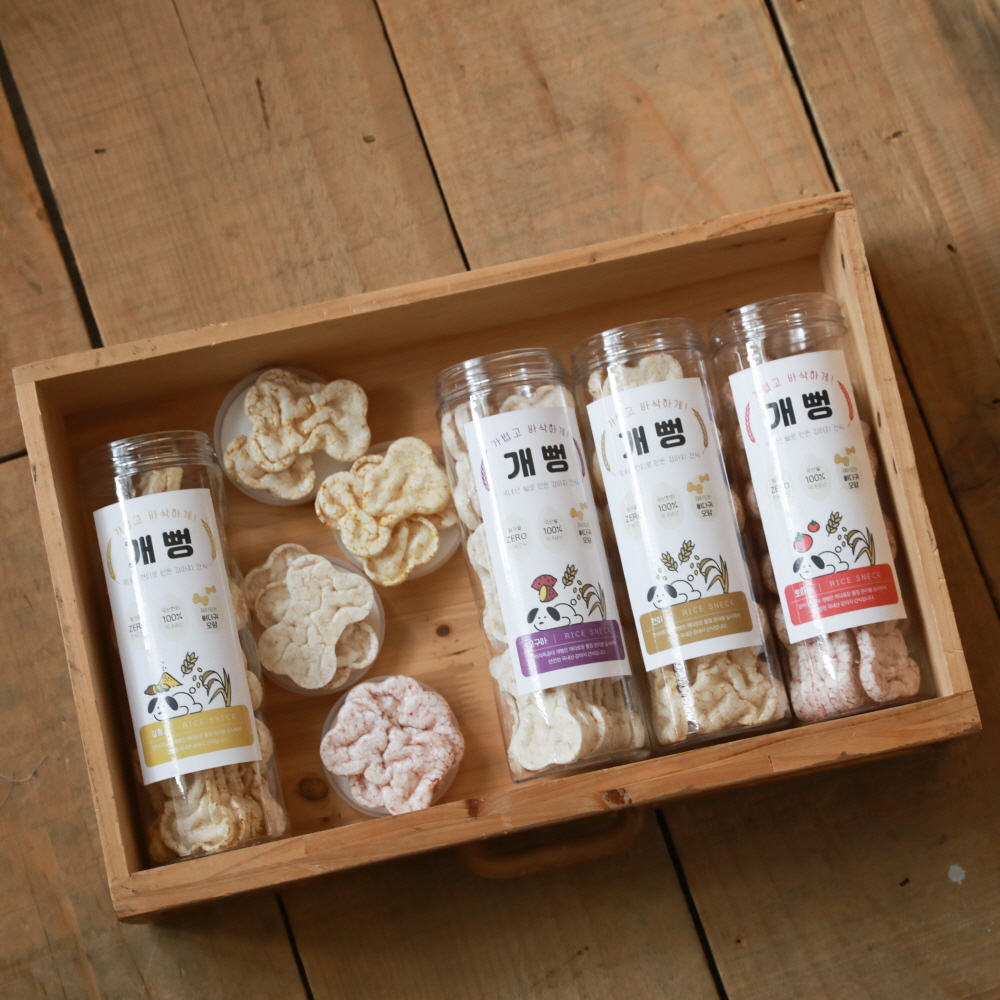 강아지 간식 개뻥 뻥튀기 식빵 쿠키 쌀과자 건빵 칩 새우깡 떡뻥 바나나킥 토마토 오리지널