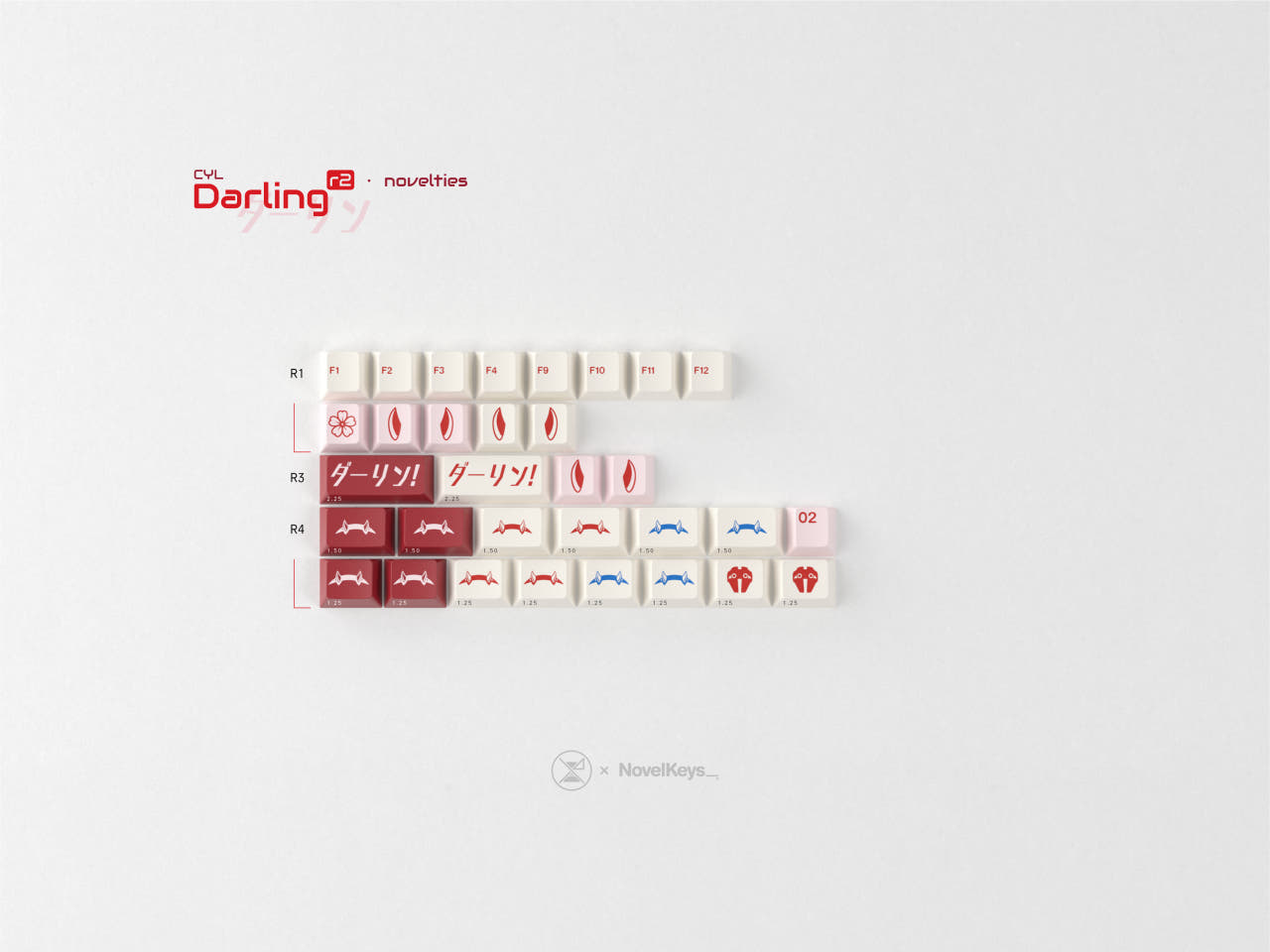 GMK CYL DARLING 키캡 추가구성 노벨티 킷 등 - 상품 이미지