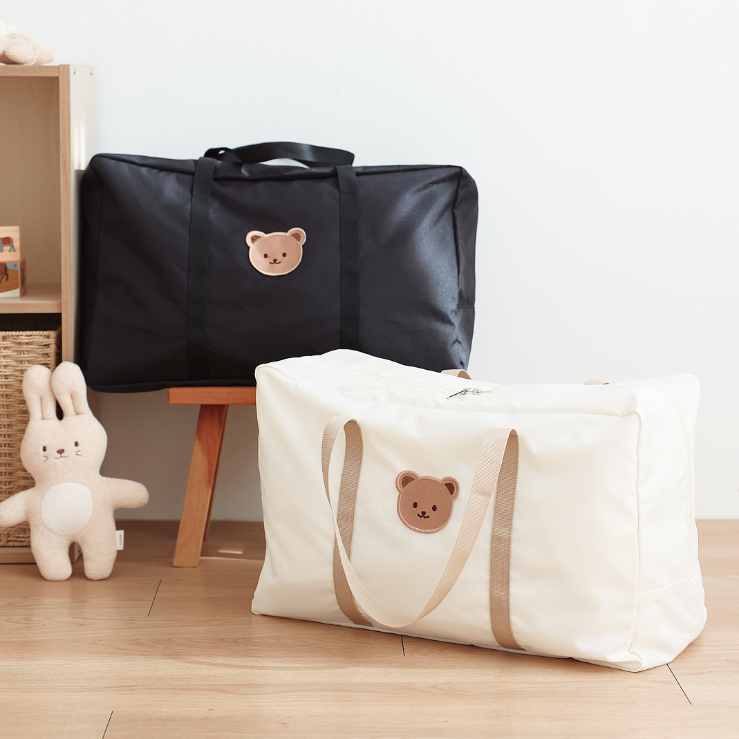 마롤로뜨 어린이집 낮잠이불 가방 아기 패드 방수 기저귀 에코백 베어 크림