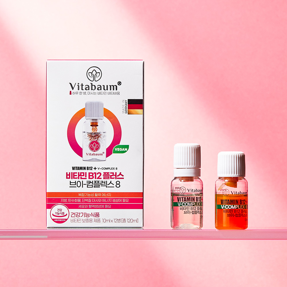 비타바움 활력 액상 비타민B 컴플렉스8 12개입, 1개 제품 이미지