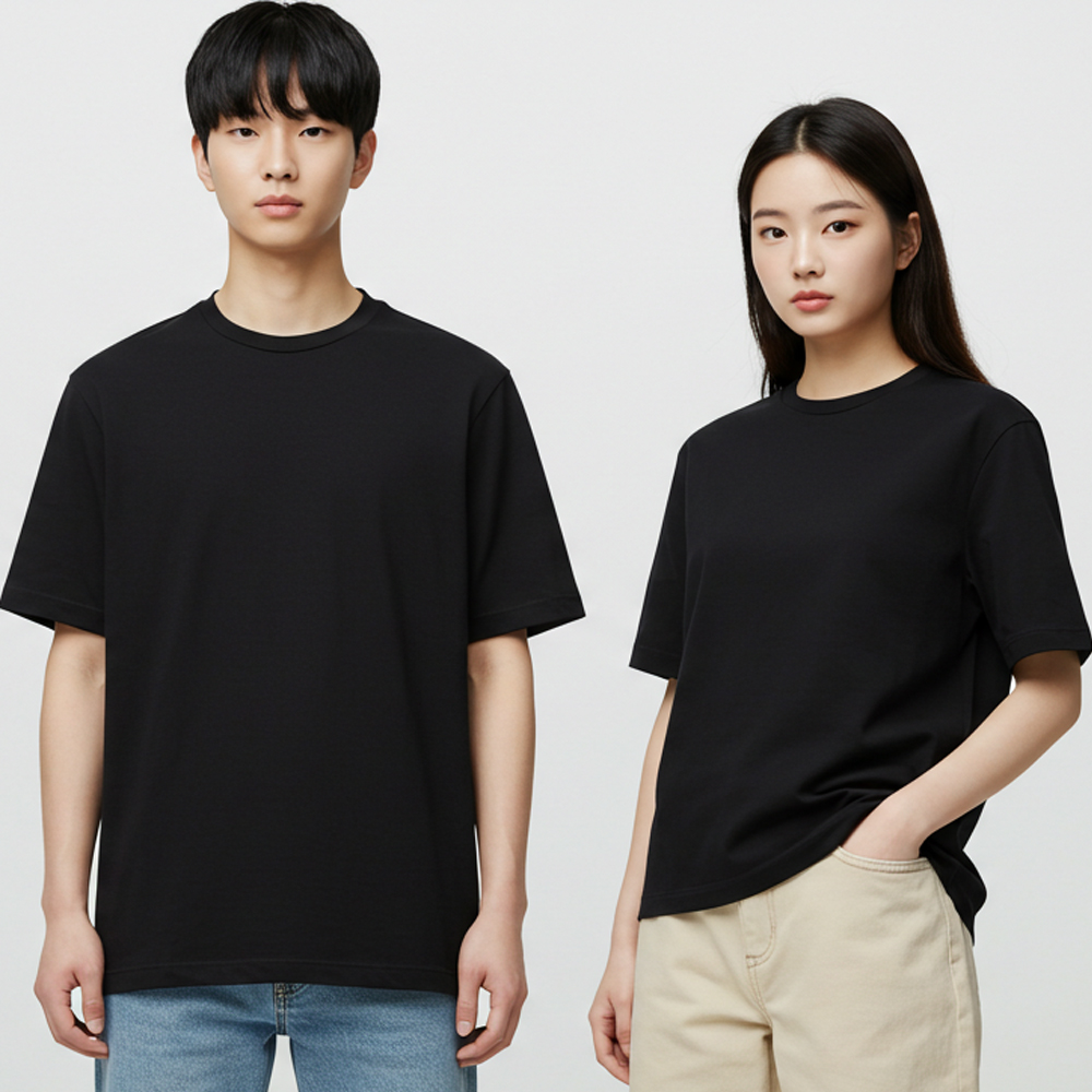 반팔 레이어드 30수면티 무지티 기본 남자 이너 티셔츠 - 상품 이미지