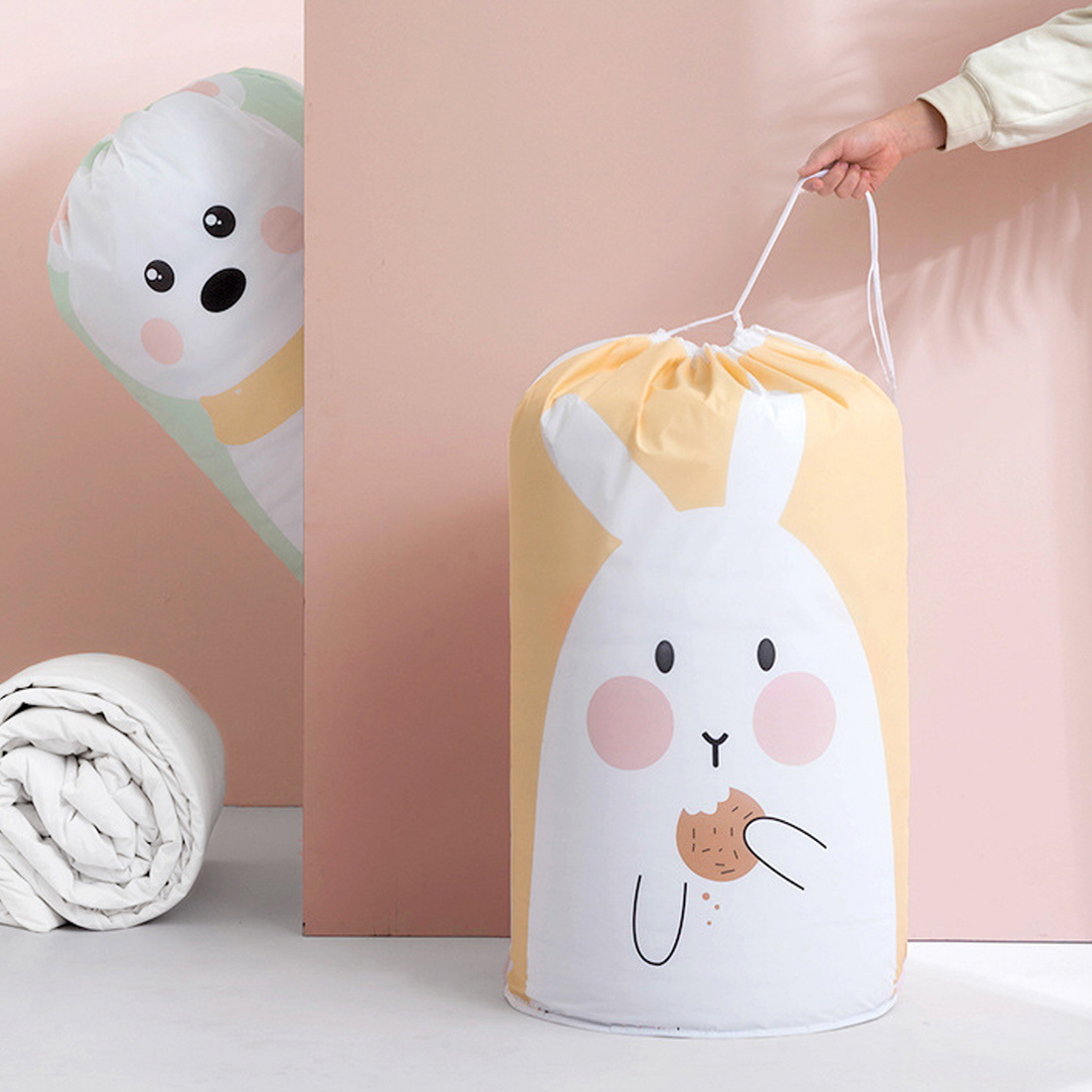 고탄성 이불보자기 이불 싸개 패딩 겨울옷 정리 보관 수납 파우치 팩