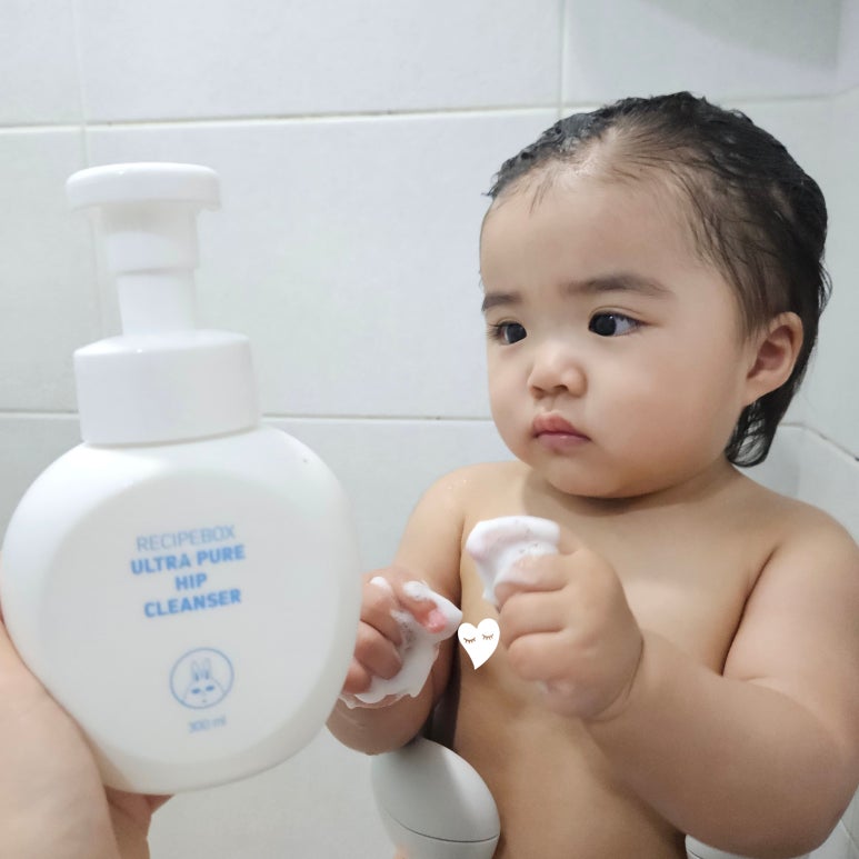 아기 엉덩이클렌저 본품+리필 550ml 유아 신생아 여아 청결제 세정제 - 상세 이미지 5
