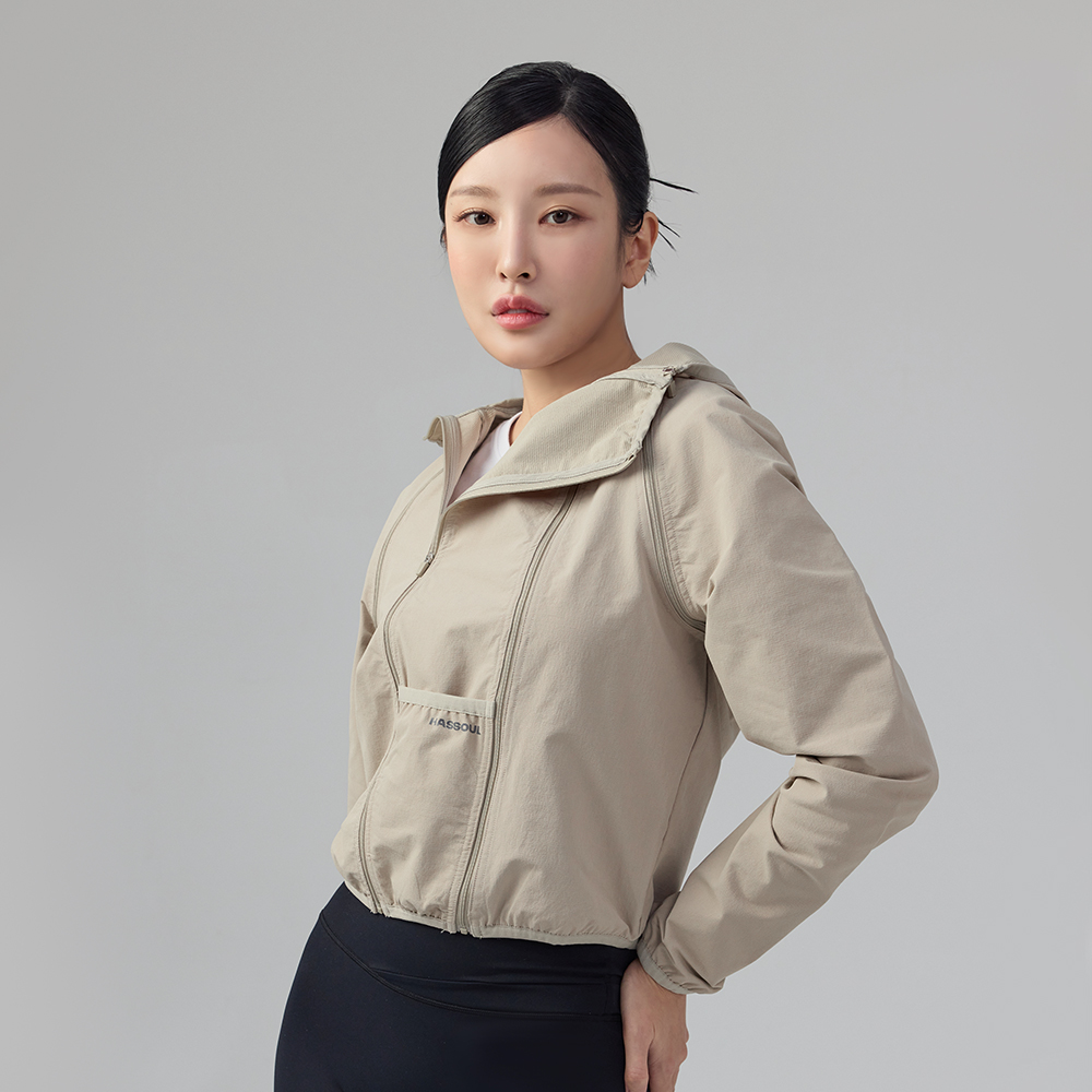 [해즈소울] 듀얼 스위치 윈드 브레이커 러닝바람막이 - 상품 이미지