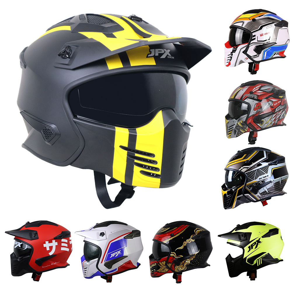 JPX MX-726R 오토바이헬멧 풀페이스 모듈러 오프로드 어드벤쳐 DOT ECE - 상품 이미지