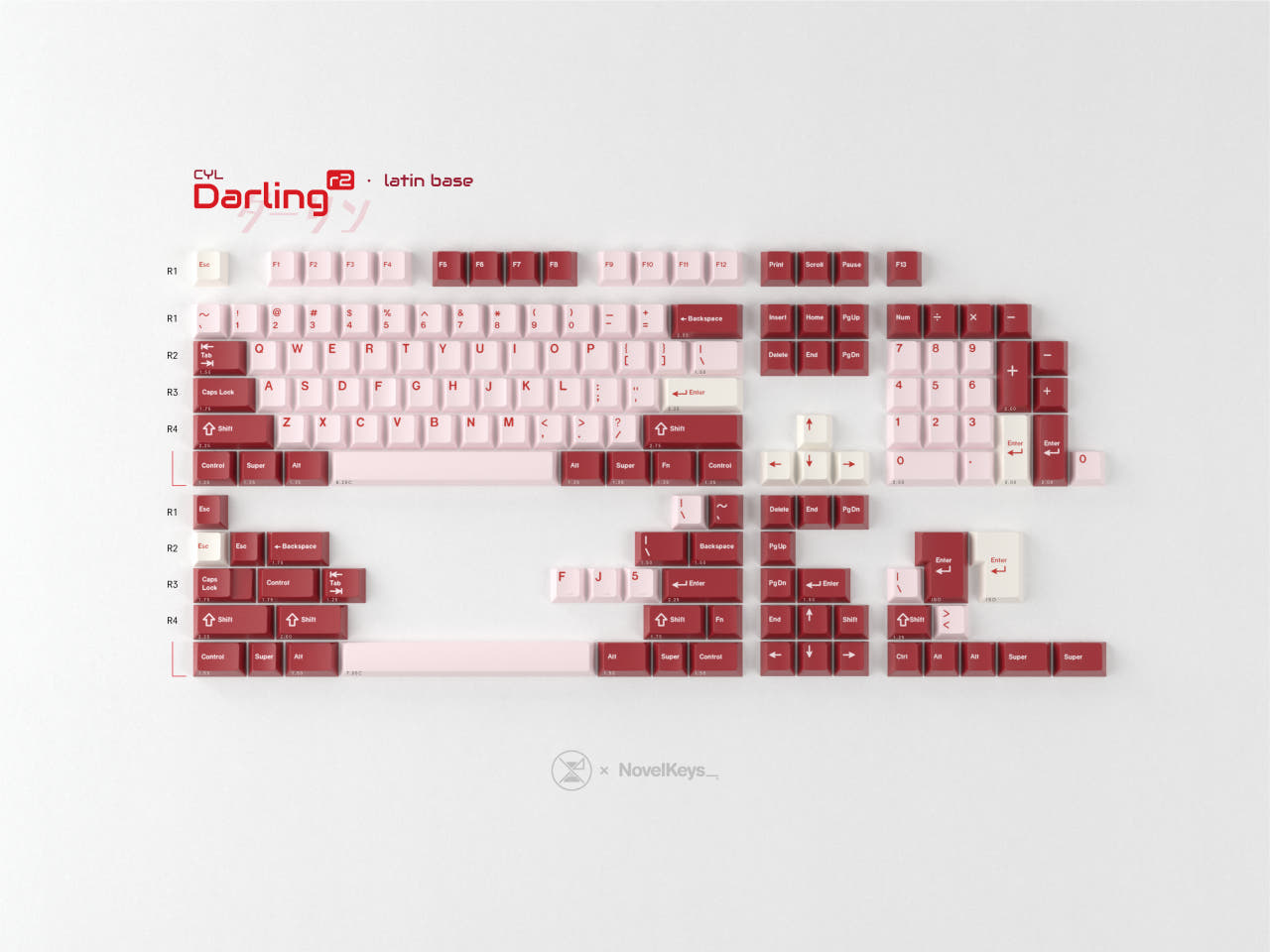 GMK CYL DARLING 키캡 베이스킷 - 상품 이미지