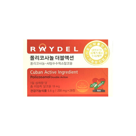 레이델 폴리코사놀 더블액션 2중기능성 200mg x 28정 1박스