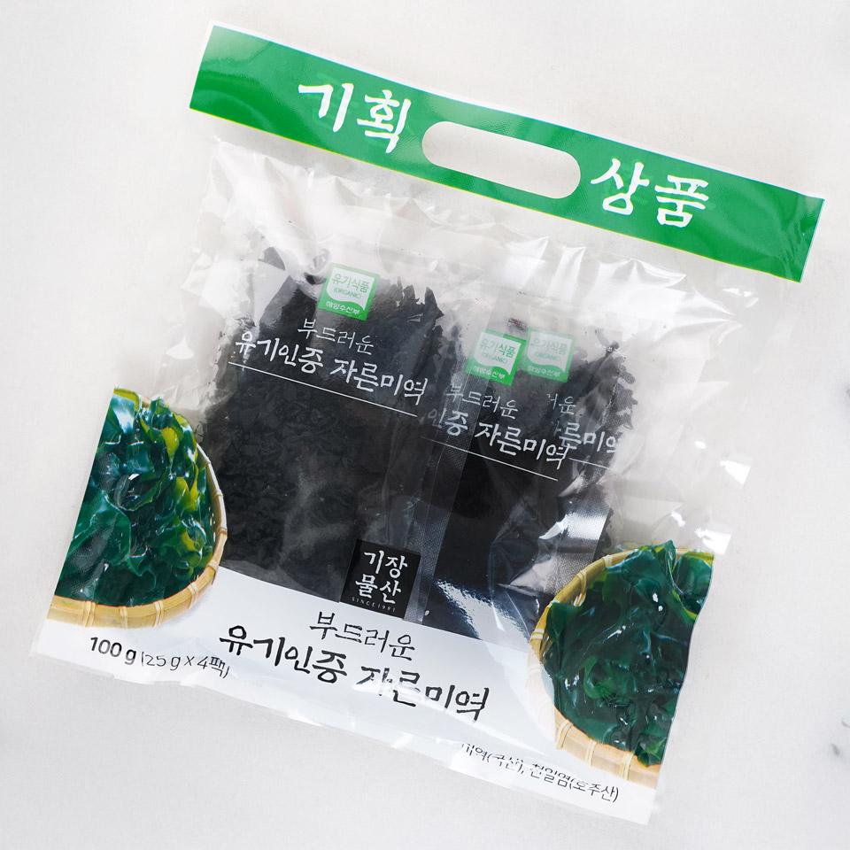 메가마트 부드러운 유기인증 자른미역 25gx4 - 상세 이미지 2