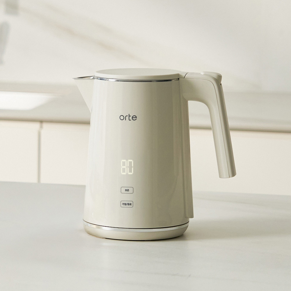 오르테 올스텐 스마트 전기포트 보온 분유 커피 온도조절 티 주전자 1L