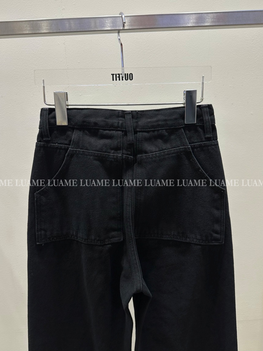 OUTFIT 아웃핏 25SS 블랙 진 상세 이미지 14