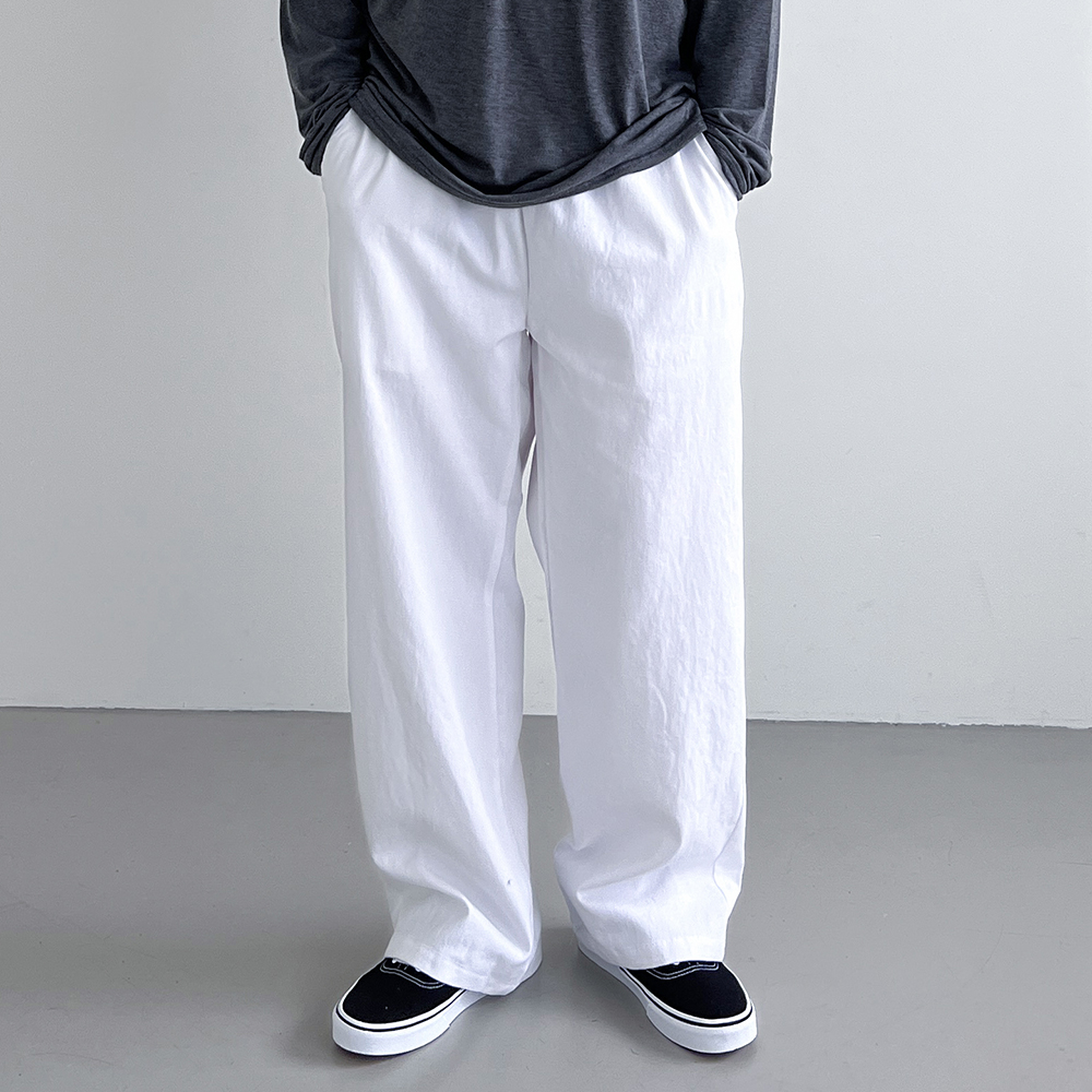 남자백바지 남자와이드팬츠 벌룬팬츠 통바지 - 상품 이미지