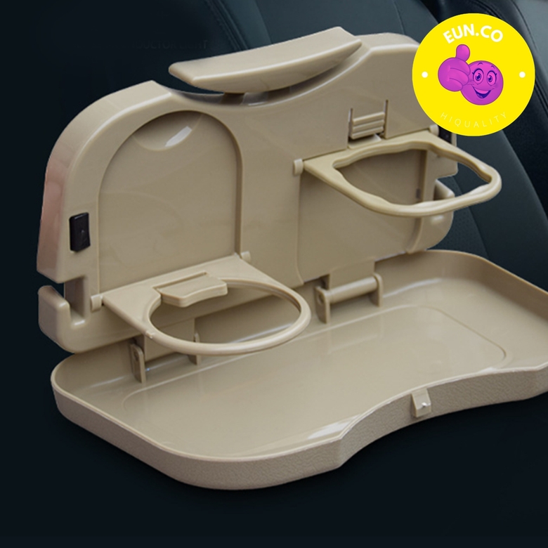 자동차 음료 테이블 차량용식판 컵홀더 뒷자석 접이식 미니식탁