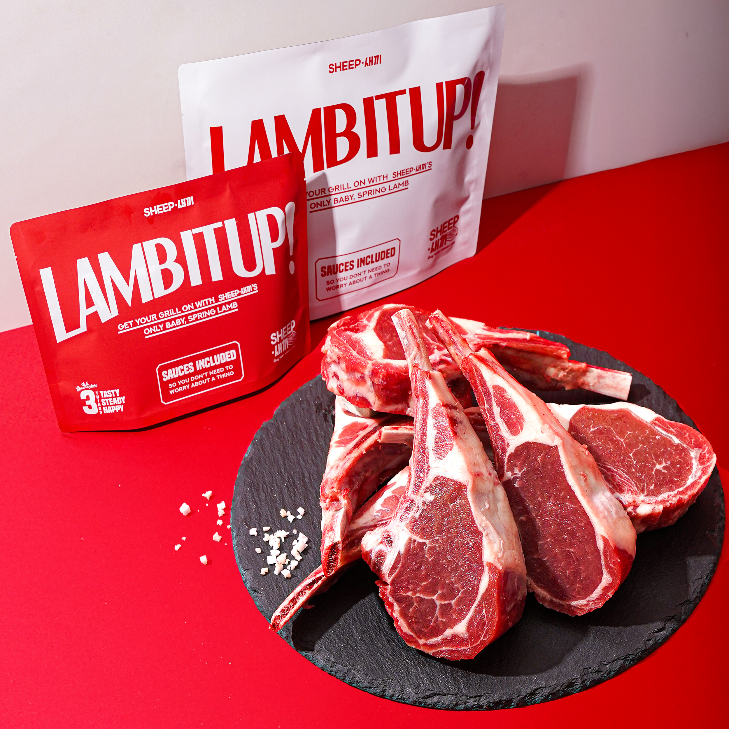 SHEEP새끼 양갈비 모음전 - 프렌치랙, 숄더랙, 큐브양꼬치, 캠핑 파티음식 양고기 스테이크 쉽새끼