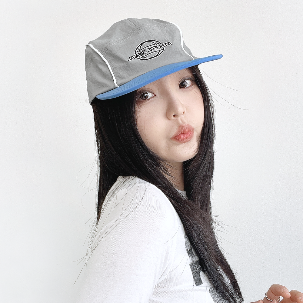 애슬레틱 여름 레저 캠프캡 평챙 러닝 캠핑 캡모자 - 상세 이미지 2