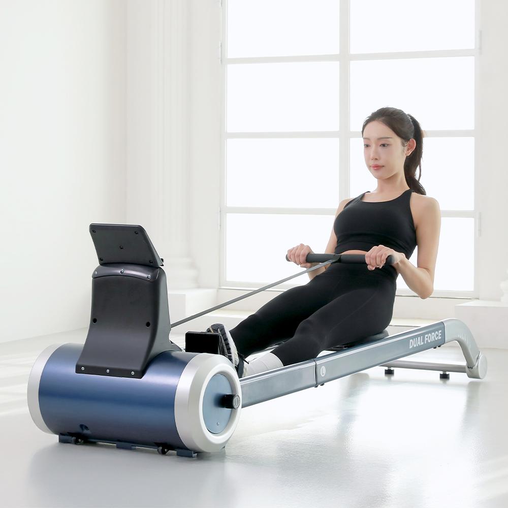 멜킨 로잉머신 듀얼포스 노젓기 전신 근력 실내 가정용 헬스장 유산소 운동기구 조정 머신