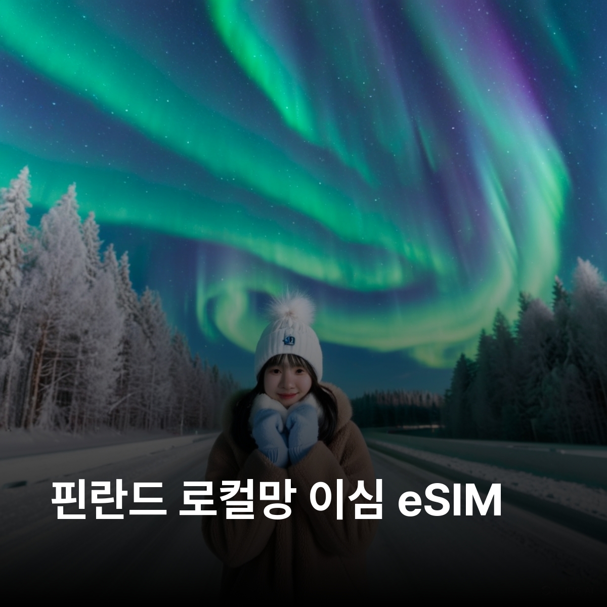 핀란드 로컬망 이심 eSIM Telia Sonera 5G 헬싱키 로바니에미 투르쿠 탐페레 라플란드 사리카스 코릴라 포르보 이심통 - 메인 이미지