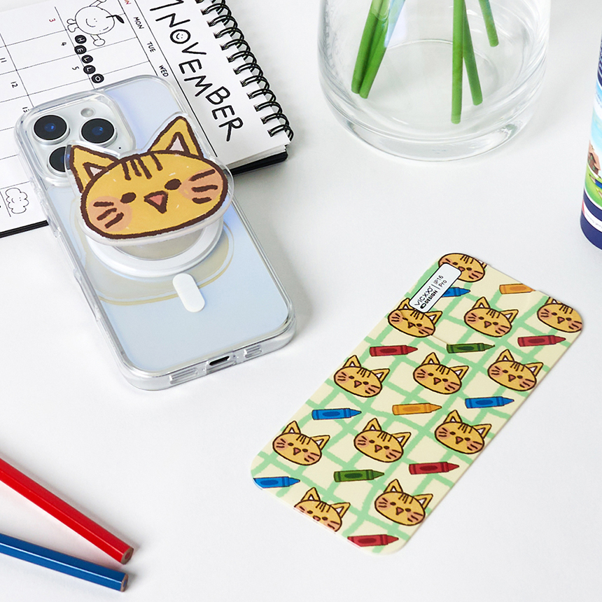 빅쏘 꼬치토치 내가 그린 꼬치 그림 아크릴 맥세이프 그립톡 스마트톡 핸드폰 거치대