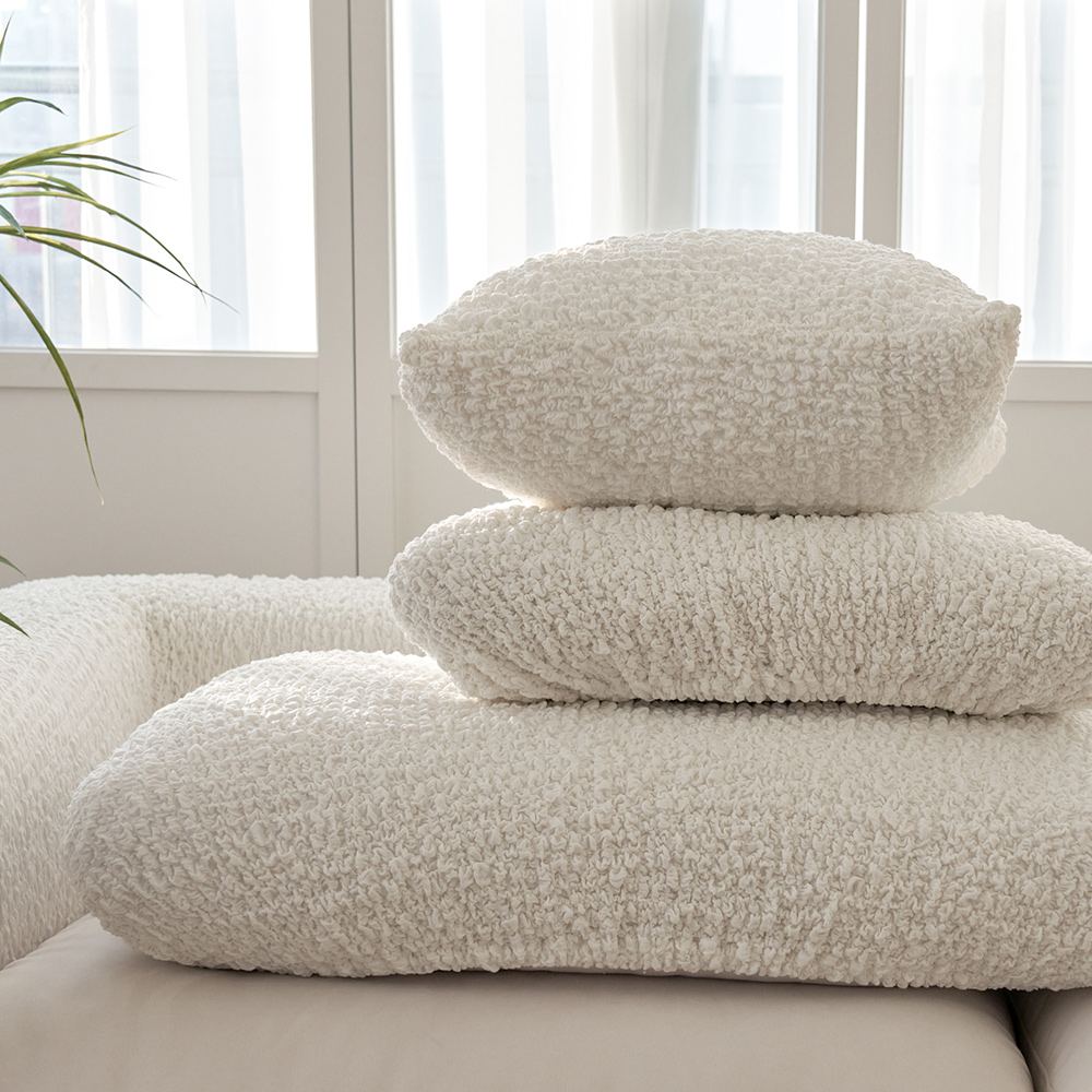 부드러운 뱀부 올핏 쇼파 쿠션커버 인테리어 포인트