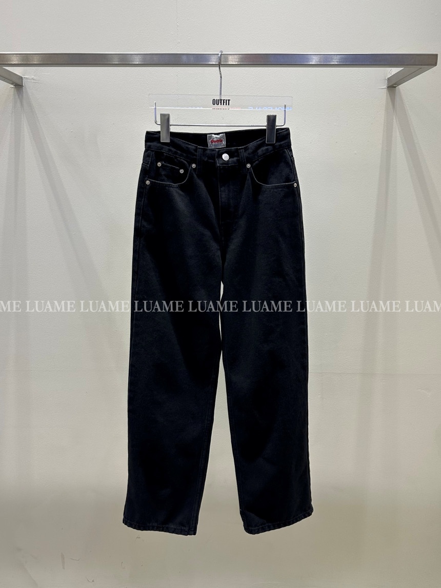 OUTFIT 아웃핏 25SS 블랙 진 상세 이미지 2