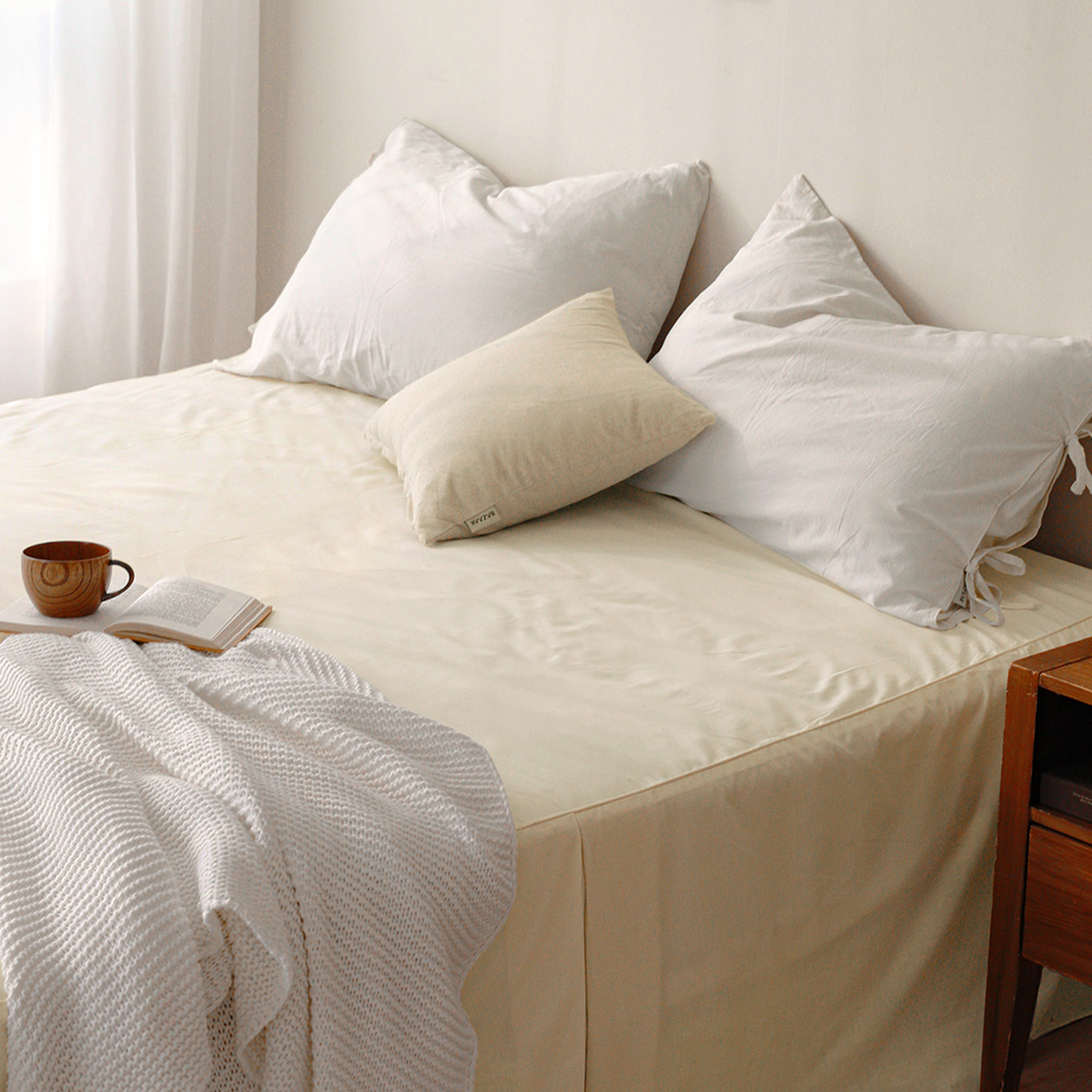 심플라인 호텔식 광목 고정밴딩 침대스커트 SS