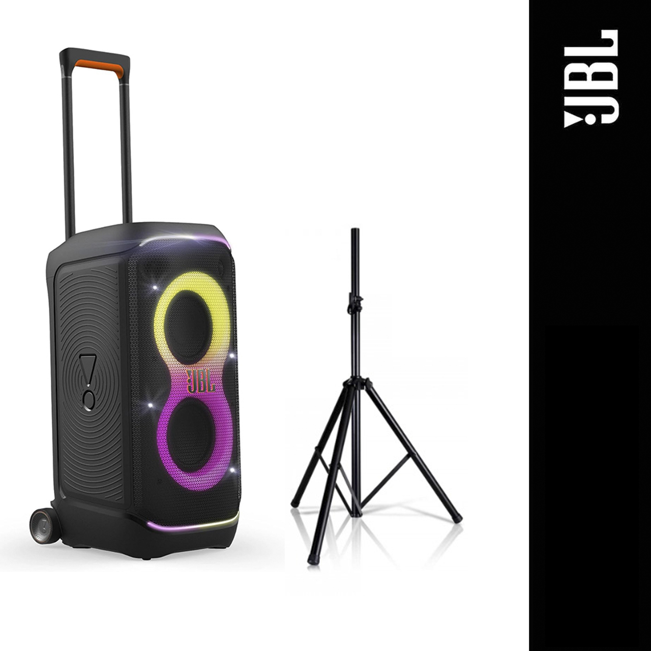 JBL PARTYBOX320 제이비엘 파티박스320 대형 블루투스 스피커 스탠드 포함 공연 행사 - 상품 이미지