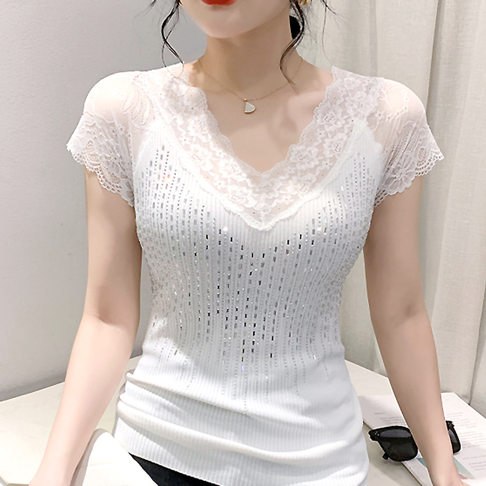 모네르 여름 라인댄스 상의 투웨이레이스 라인 줌바 댄스복 상품 이미지