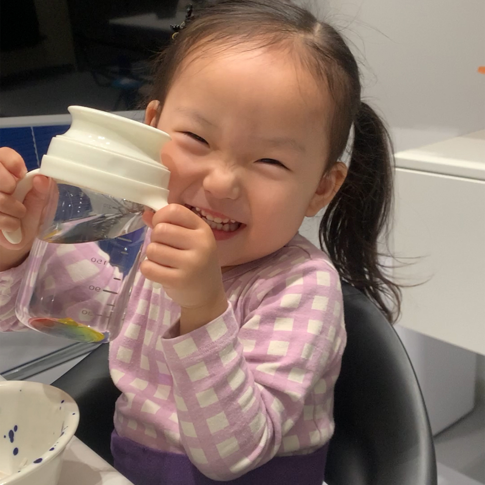 1+1 트라이탄 무지개 유아컵 유아 아기 물컵 자기주도컵 트레이닝 나와아기