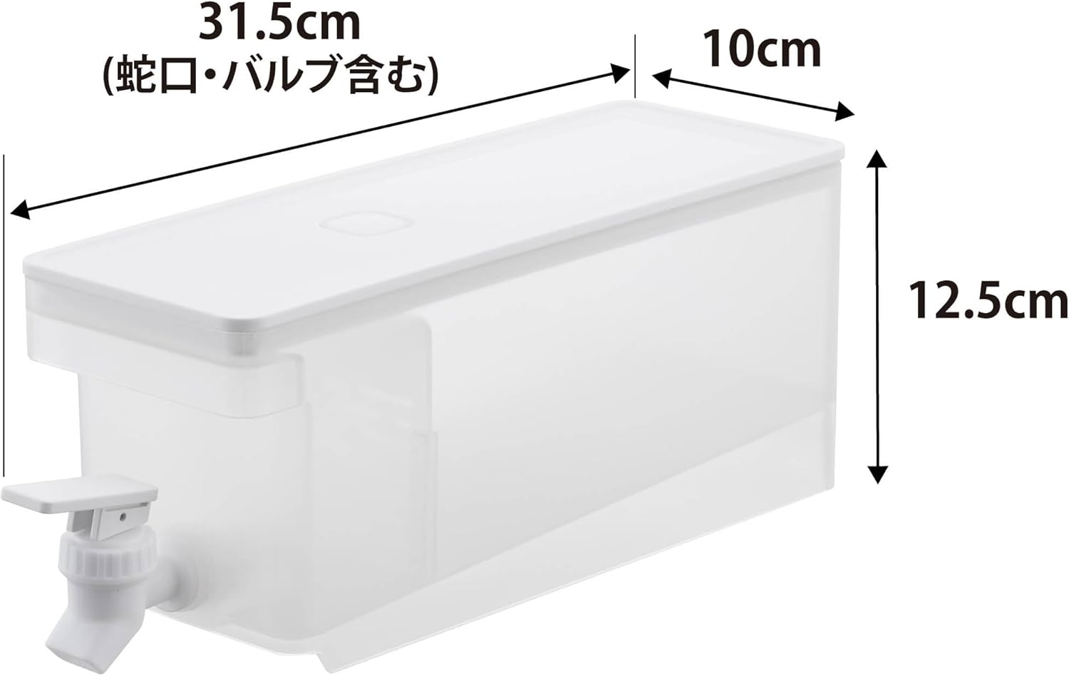 야마자키 냉장고용 밸브형 음료수 물통 서버 1.8L 이미지 8