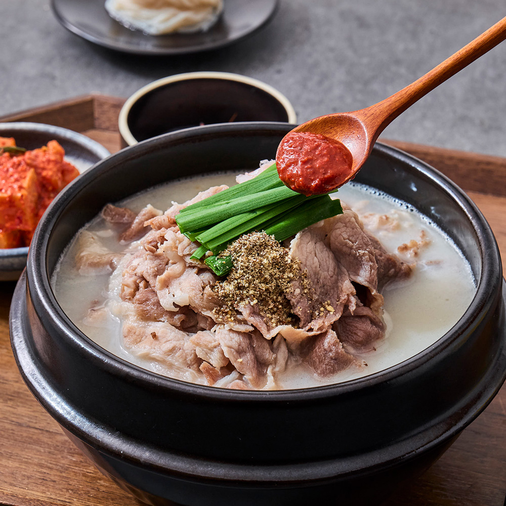 경자국밥 살코기 국밥 돼지 사골 육수 수육국밥 캠핑 음식 밀키트