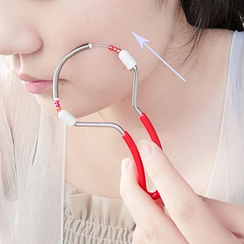 일본 스프링 잔털 제모기 얼굴 솜털 제거 실면도 모근 제거기 - 메인 이미지