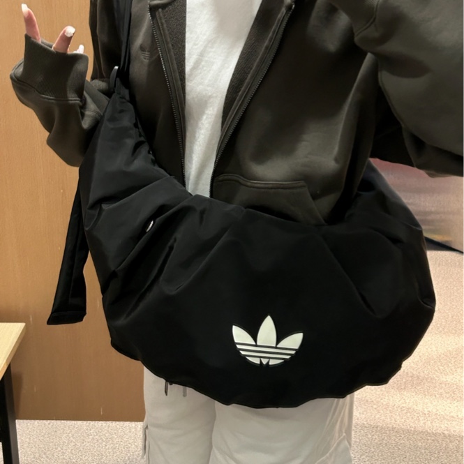 아디다스 오리지널 포춘 숄더 크로스백 크루아상백 미니 미디움 곱창 가방 KA9271 이미지 6