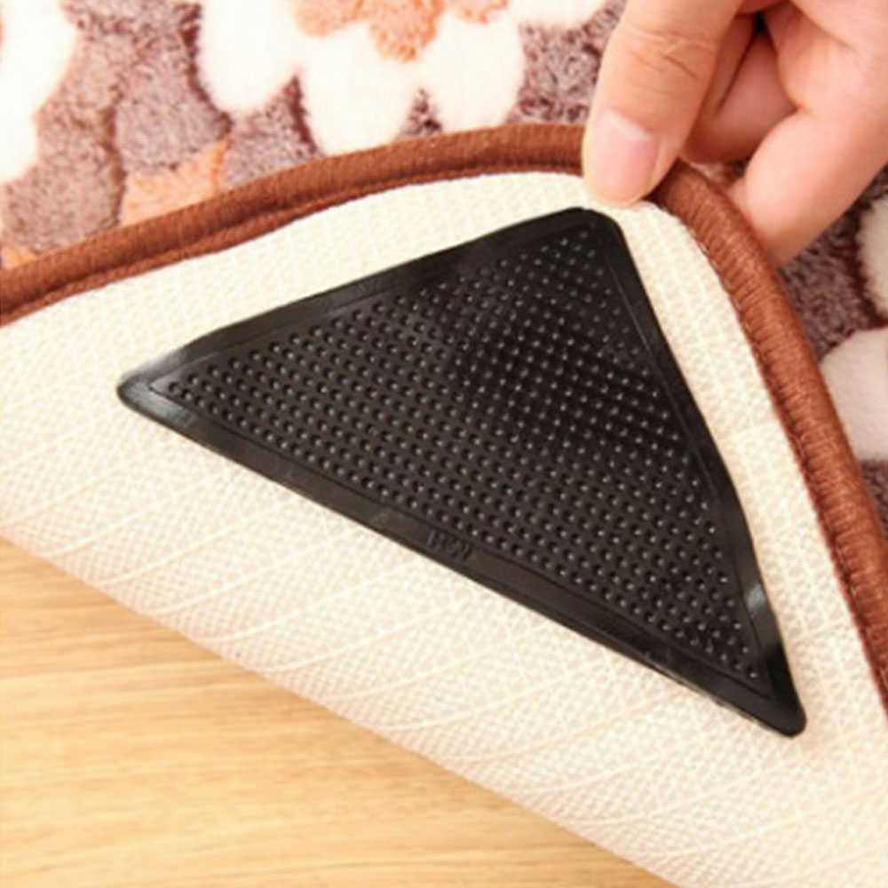 4개 전기장판 고정 온수 매트 고정 패드 카페트 미끄럼 방지 홀더