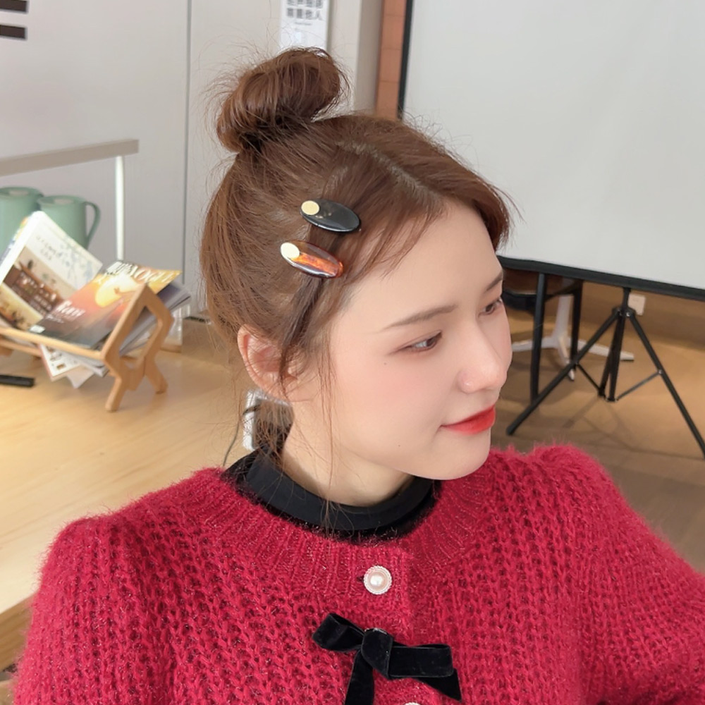 마블 앞머리 핀 옆머리핀 포인트 헤어 삔 고정 클립 미니 집게핀 - 상세 이미지 2