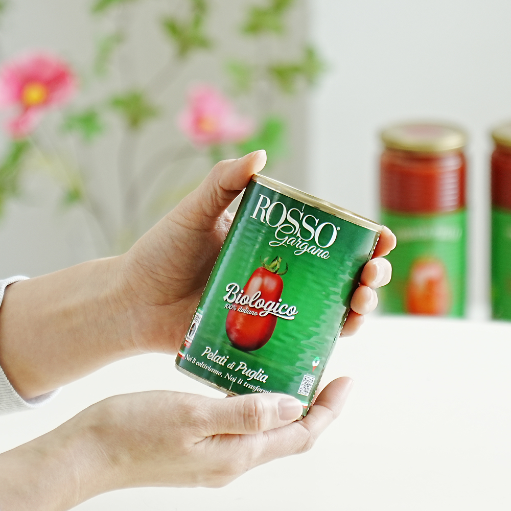 유기농 홀 토마토 400g 토마토퓨레 토마토페이스트 라구소스재료