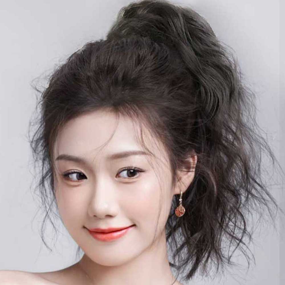 웨이브 포니테일 집게 가발 달비 뒷머리 머리 - 상세 이미지 3