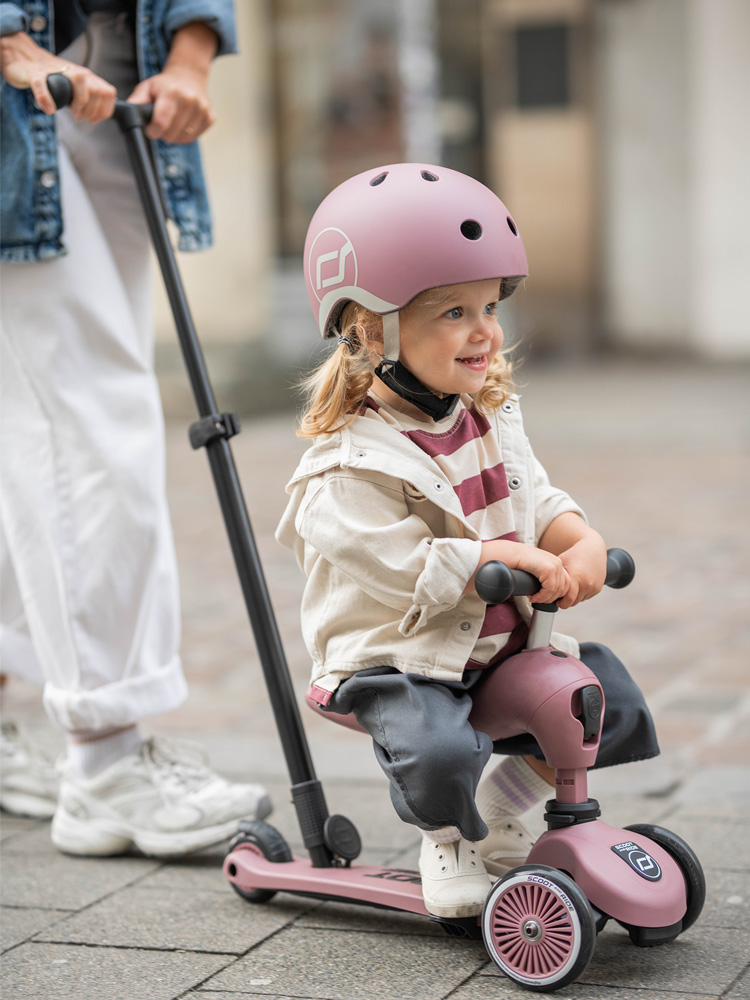 (신제품) 스쿳앤라이드 킥1푸시앤고(와일드베리) 유아킥보드 어린이 씽씽카