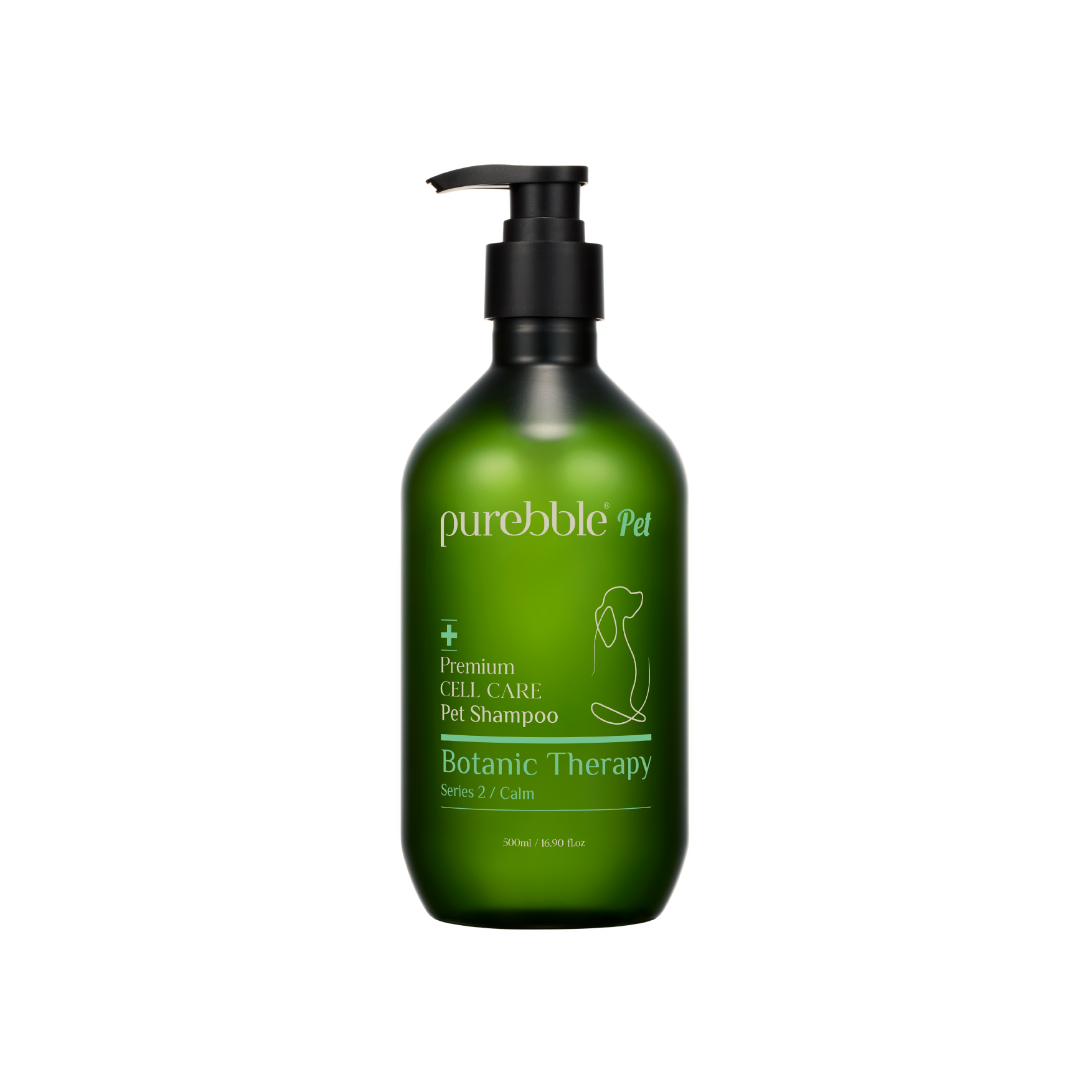 퓨어블 펫 보타닉 테라피 프리미엄 반려동물샴푸 그린 Series2 500ml - 상품 이미지