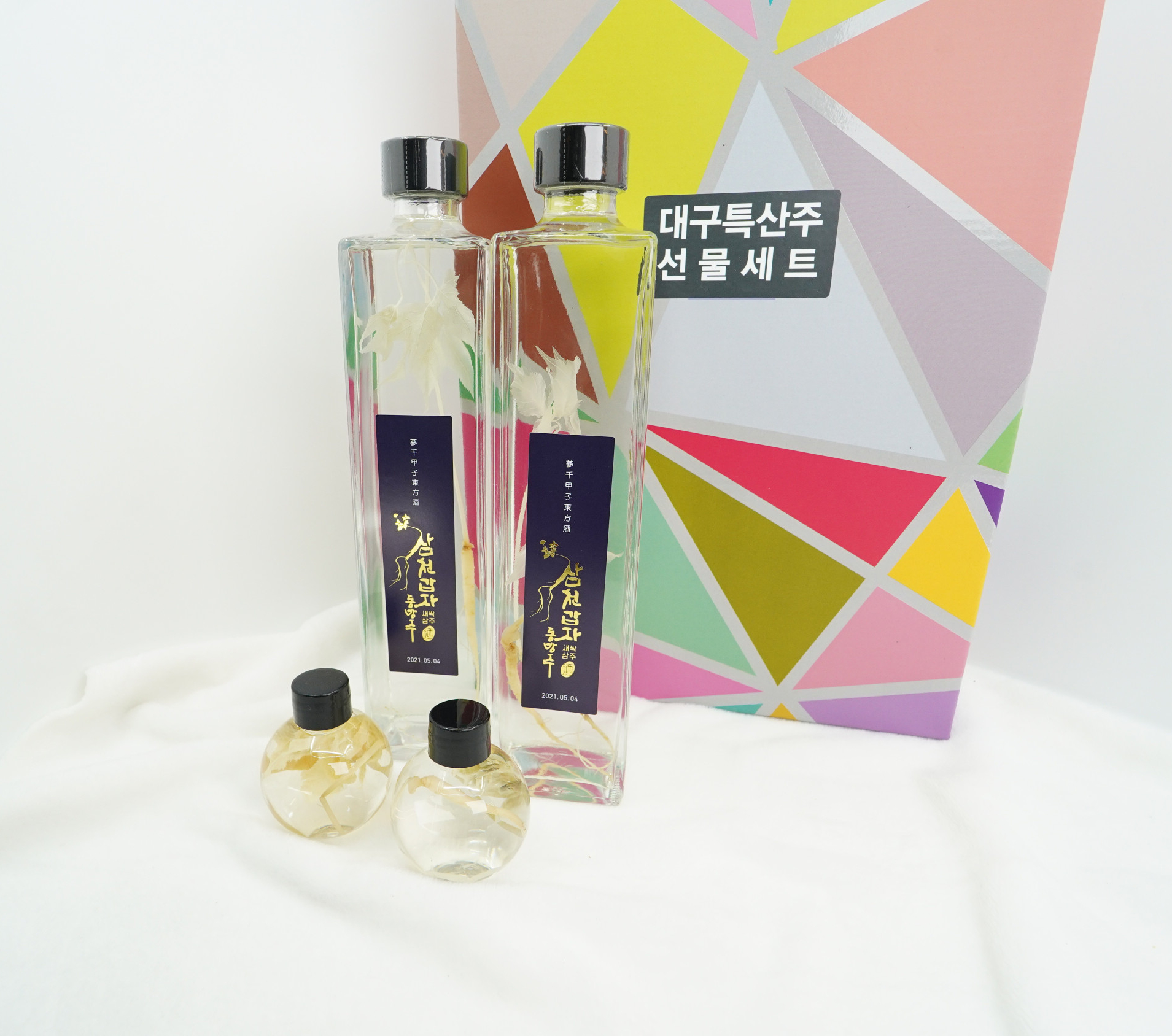 대구전통주 인삼주 인삼 산양삼 새싹삼 인삼선물세트 1900ml 18% - 상세 이미지 5