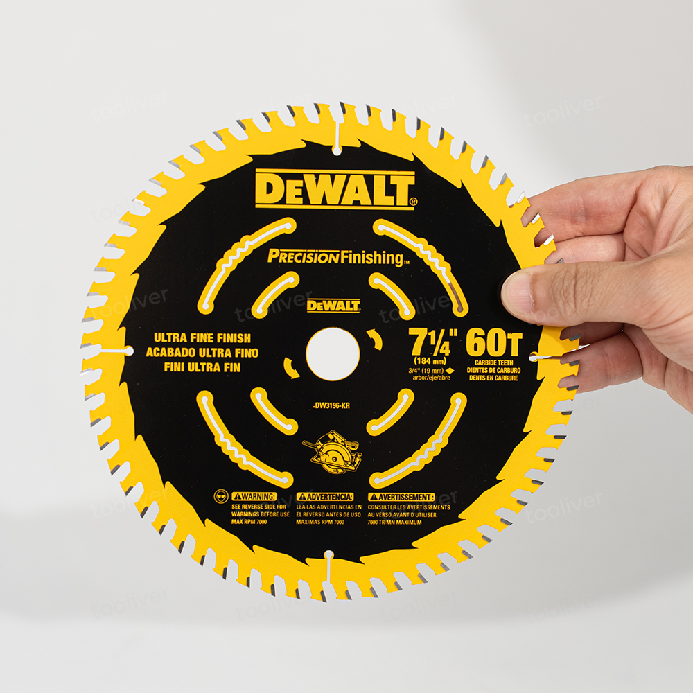 디월트 목재용 원형톱날 정밀형 184mm 60T DW3196 - 상품 이미지