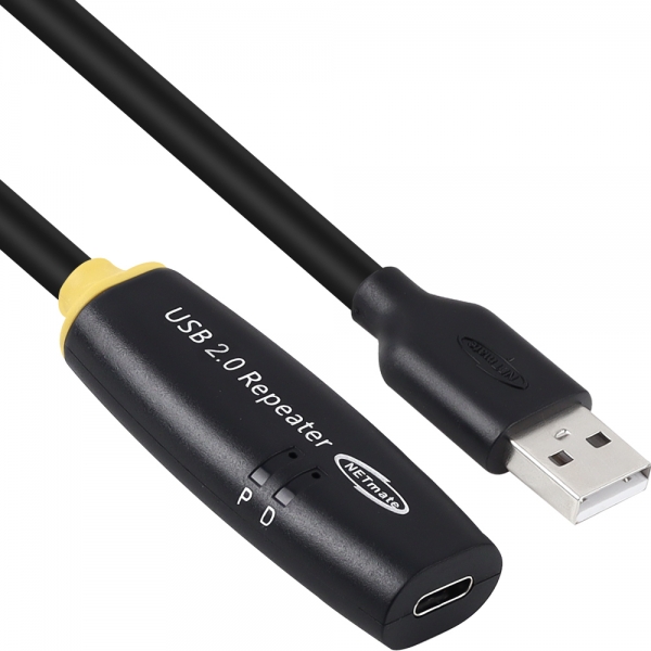 강원전자 넷메이트 USB2.0 AM-CF 연장 리피터 10m CBL-203AMCF-10P - 상세 이미지 2