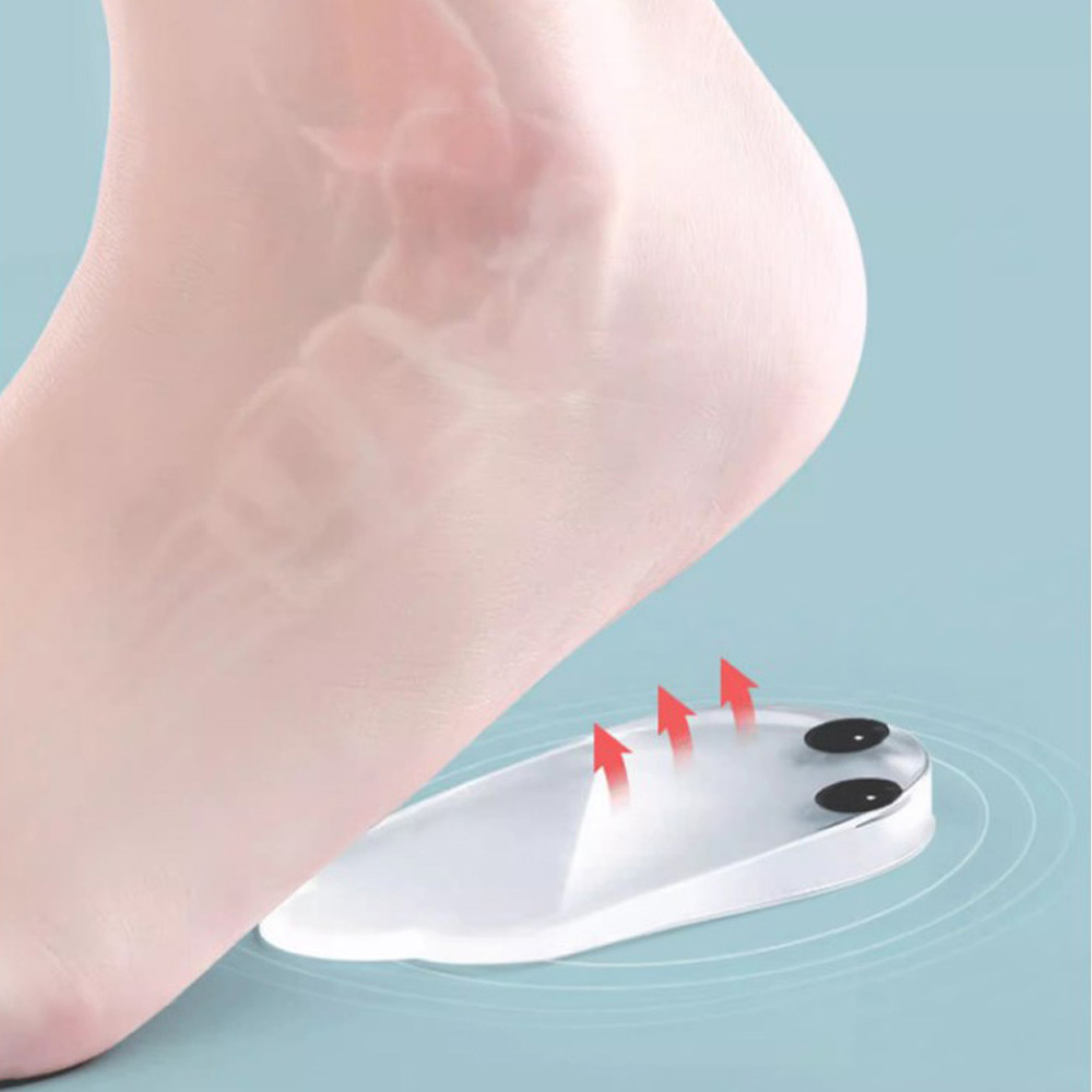 자석 발뒤꿈치 실리콘 패드 발뒷꿈치 발꿈치 보호패드 오다리 젤 - 상품 이미지