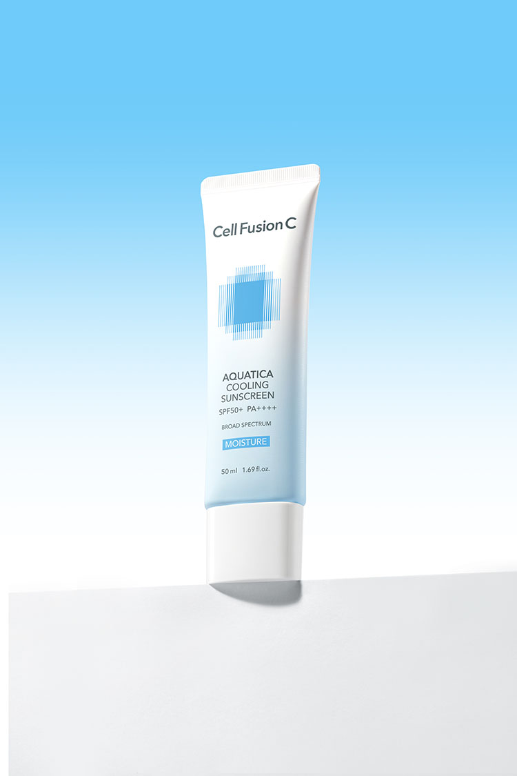 셀퓨전씨 아쿠아티카 쿨링 썬스크린 50ml SPF50+ PA++++ / 데일리 저자극 수분 선크림 이미지 3