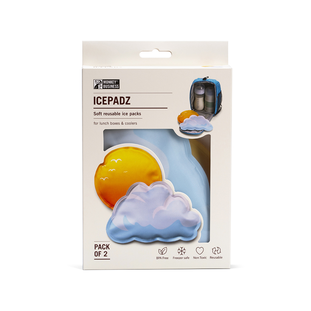 몽키비즈니스 썬 소프트 미니 아이스팩 이유식 간식 도시락 보냉 2개입