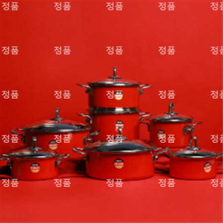 [독일 콕스타] 독일산 메탈리카 레드 인덕션 범랑 냄비 세트 구성 모음 / 파스타 이유식 라면 냄비