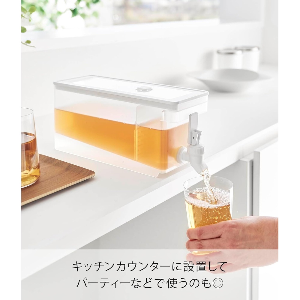 야마자키 냉장고용 밸브형 음료수 물통 서버 1.8L 이미지 7